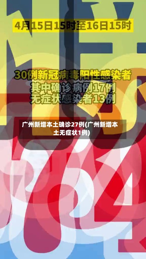 广州新增本土确诊27例(广州新增本土无症状1例)-第3张图片