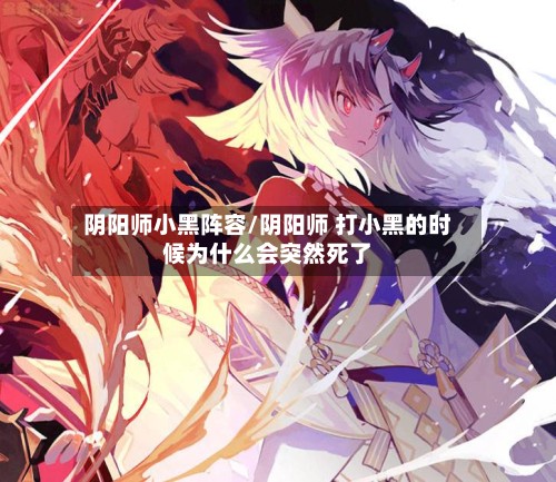 阴阳师小黑阵容/阴阳师 打小黑的时候为什么会突然死了-第2张图片