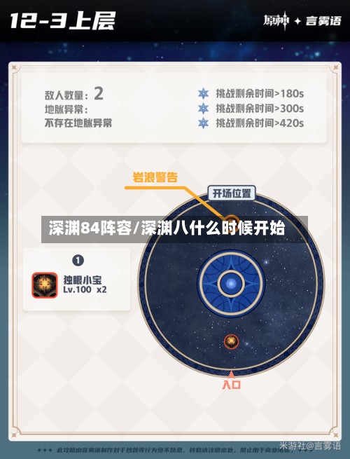 深渊84阵容/深渊八什么时候开始