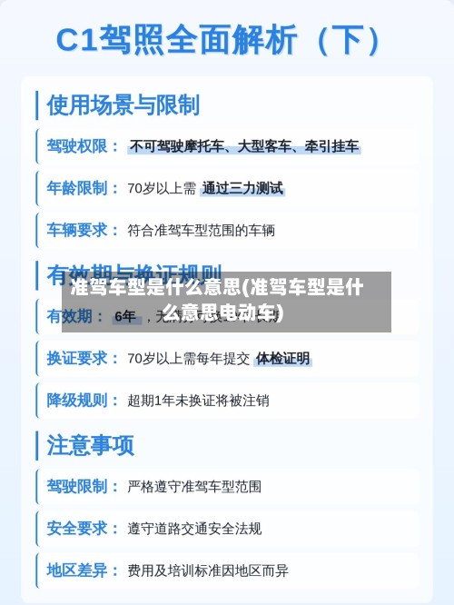 准驾车型是什么意思(准驾车型是什么意思电动车)-第3张图片