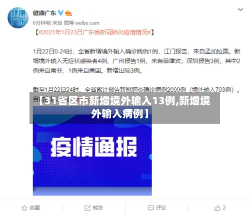 【31省区市新增境外输入13例,新增境外输入病例】-第2张图片
