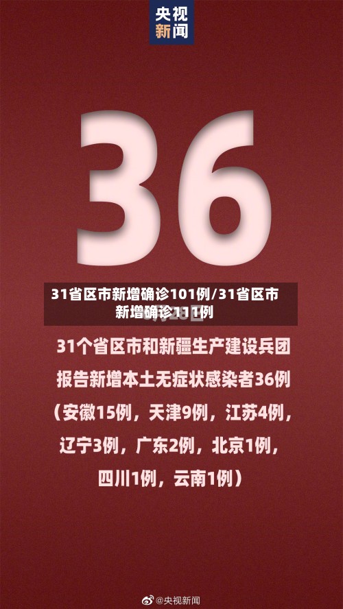 31省区市新增确诊101例/31省区市新增确诊111例-第2张图片