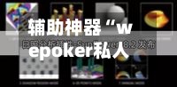 辅助神器“wepoker私人局有挂吗”开挂(透视)辅助神器-第2张图片
