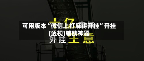 可用版本“微信上打麻将开挂”开挂(透视)辅助神器-第2张图片