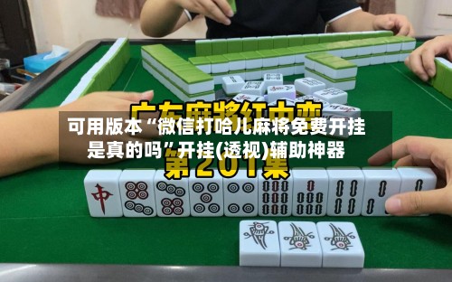 可用版本“微信打哈儿麻将免费开挂是真的吗”开挂(透视)辅助神器-第3张图片