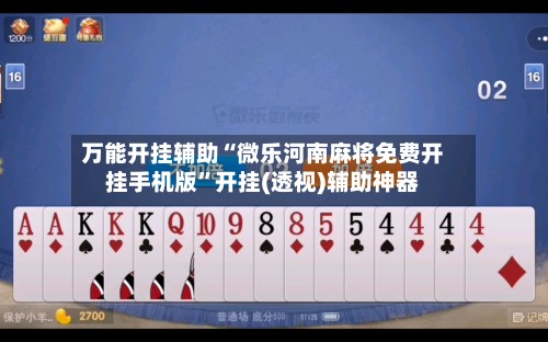 万能开挂辅助“微乐河南麻将免费开挂手机版”开挂(透视)辅助神器-第2张图片