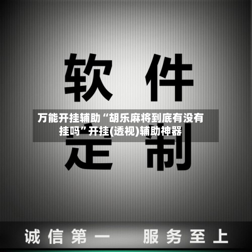 万能开挂辅助“胡乐麻将到底有没有挂吗”开挂(透视)辅助神器-第2张图片