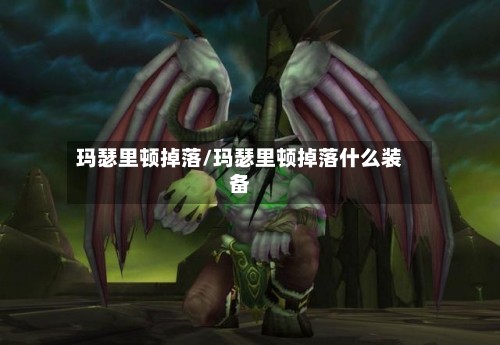 玛瑟里顿掉落/玛瑟里顿掉落什么装备