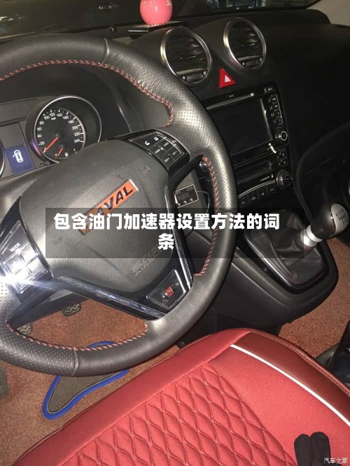 包含油门加速器设置方法的词条