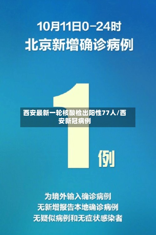 西安最新一轮核酸检出阳性77人/西安新冠病例